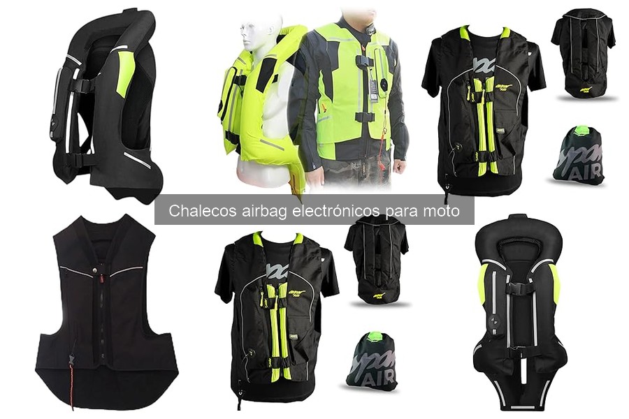 ¿Qué es un chaleco airbag electrónico para moto?