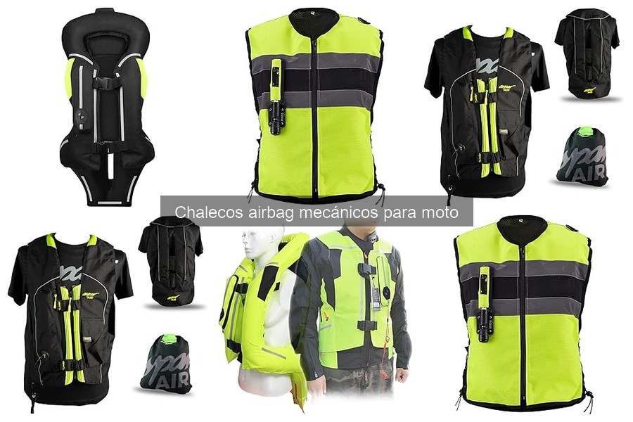 ¿Qué es un chaleco airbag mecánico para moto? Características y beneficios