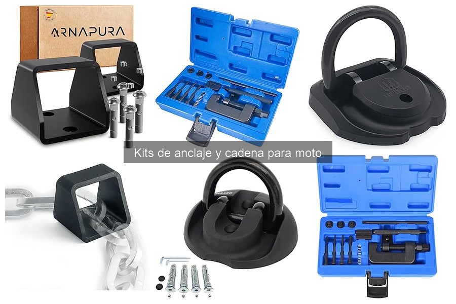 ¿Qué es un kit de anclaje y cadena para moto? Guía Explicativa