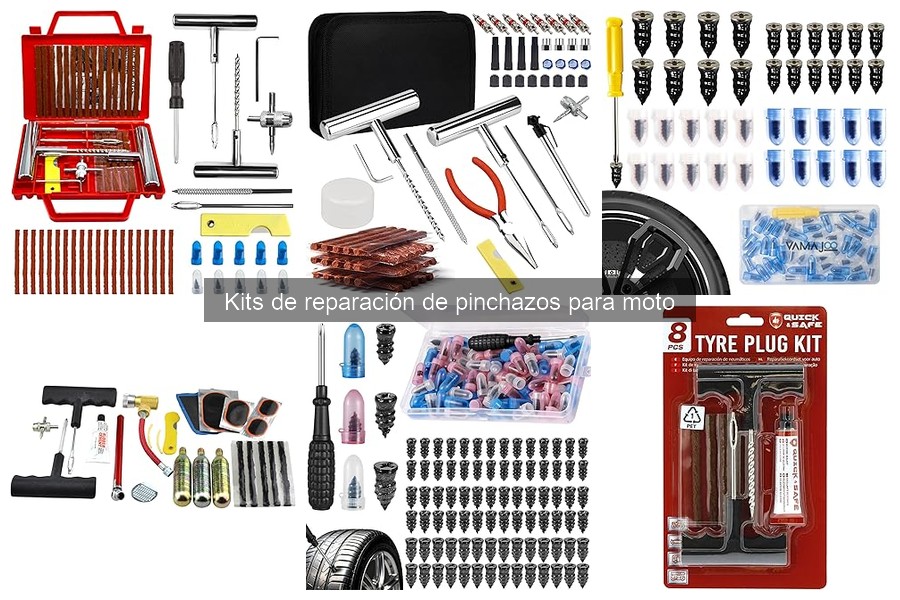 ¿Qué es un kit de reparación de pinchazos para moto?