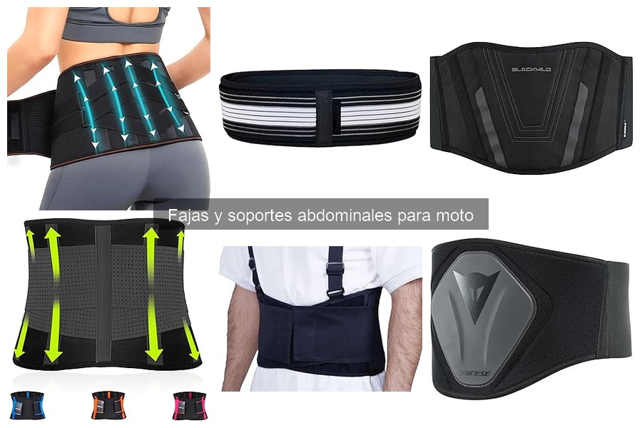 ¿Qué es una faja abdominal para motoristas? Características