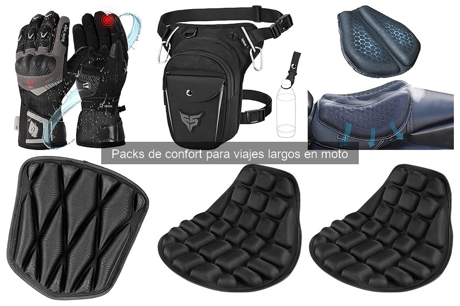 ¿Qué incluir en un pack de confort para viajes en moto?