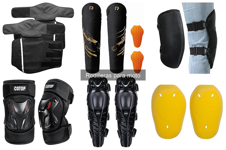 ¿Qué son las rodilleras para moto? Guía de seguridad