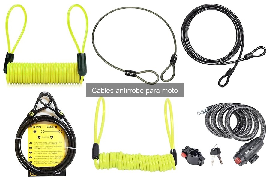 ¿Qué son los cables antirrobo para moto? Información esencial