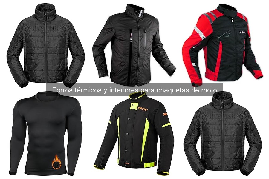 ¿Qué son los forros térmicos para chaquetas de moto?