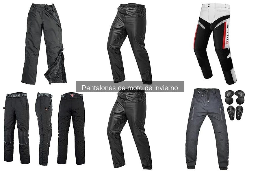 ¿Qué son los pantalones de moto de invierno? Características claves