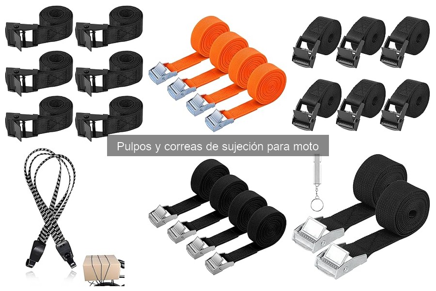 ¿Qué son los pulpos y correas de sujeción para moto?