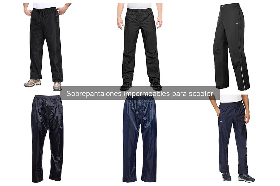Qué son los sobrepantalones impermeables para scooter