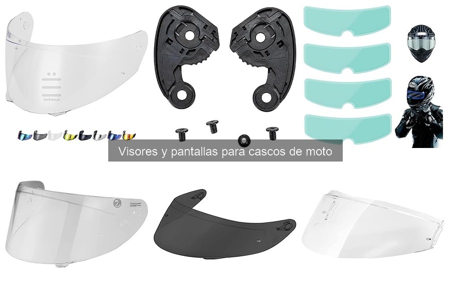 Requisitos legales sobre visores en cascos de moto