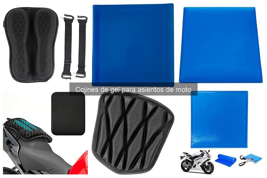 Reseñas de usuarios sobre cojines de gel para asientos de moto