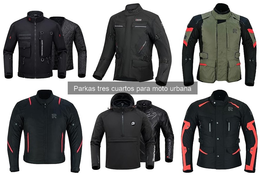 Seguridad en parkas tres cuartos para moto urbana: guía esencial