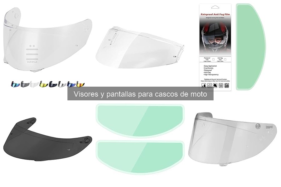 Soluciones para rayones en visores de cascos de moto