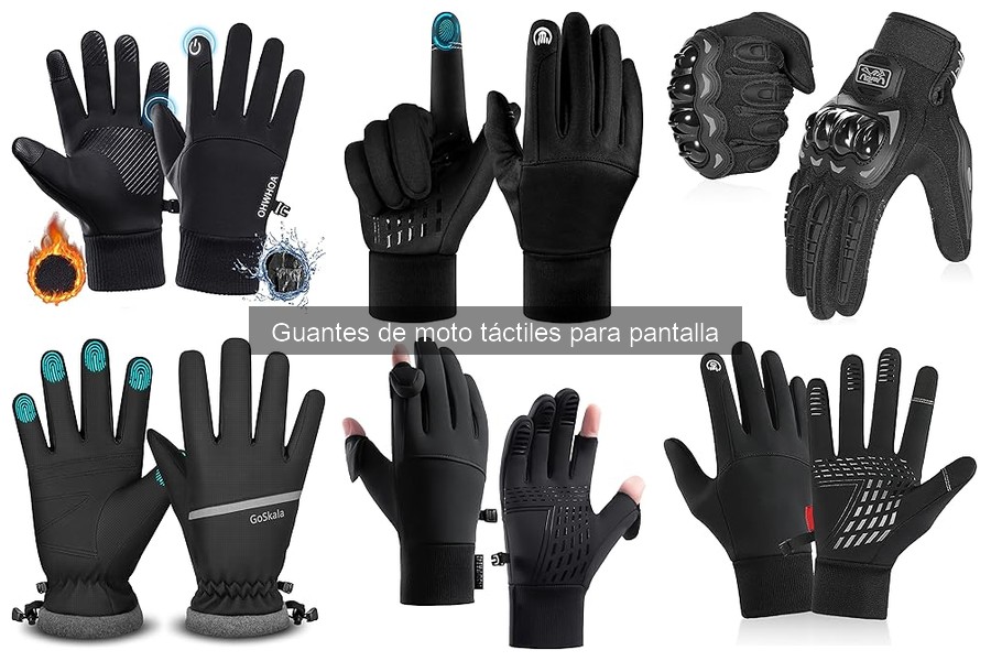 ¿Son buenos los guantes táctiles para touring en moto?
