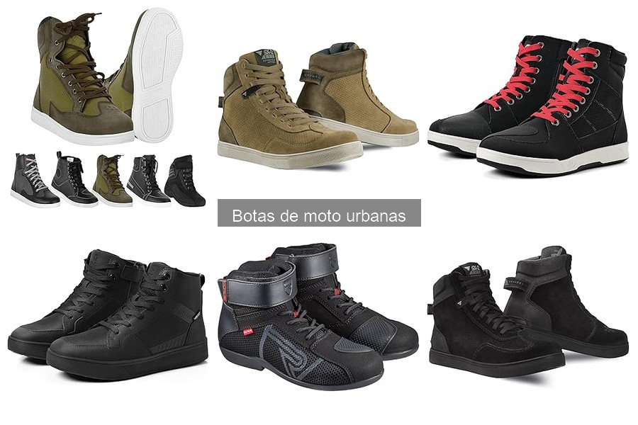 ¿Son cómodas las botas de moto urbanas para usar a diario?