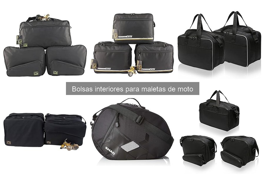 ¿Son impermeables las bolsas interiores para maletas de moto?