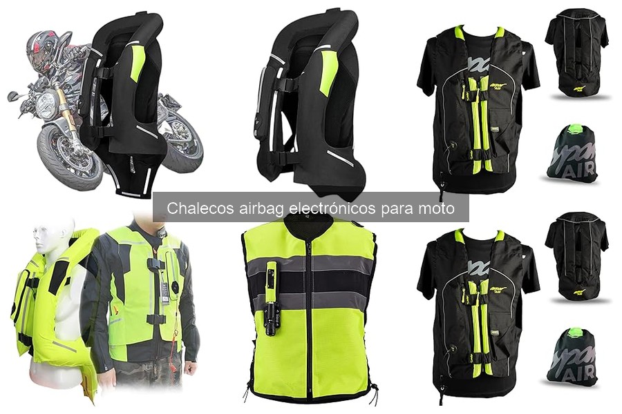 ¿Son necesarios los chalecos airbag electrónicos para motoristas?