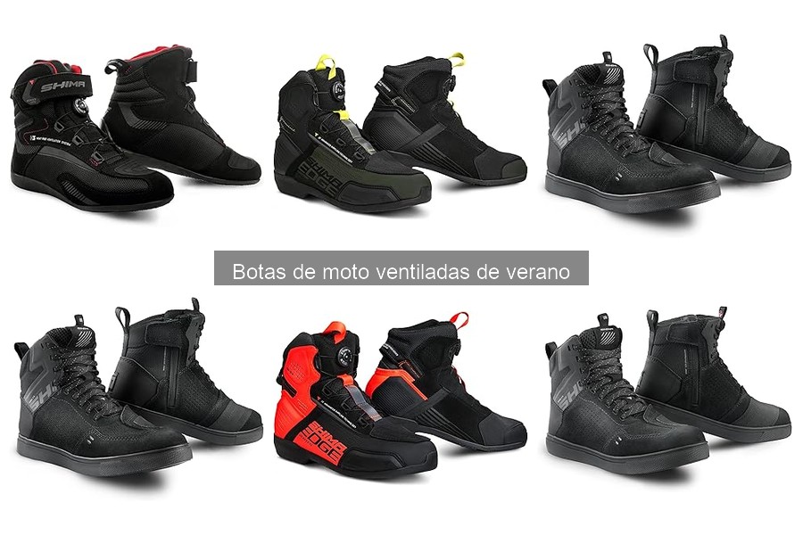 Tendencias en Botas de Moto Ventiladas para Verano 2023