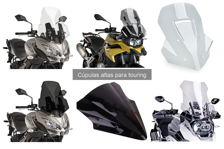 Testimonios de motoristas sobre cúpulas altas para touring