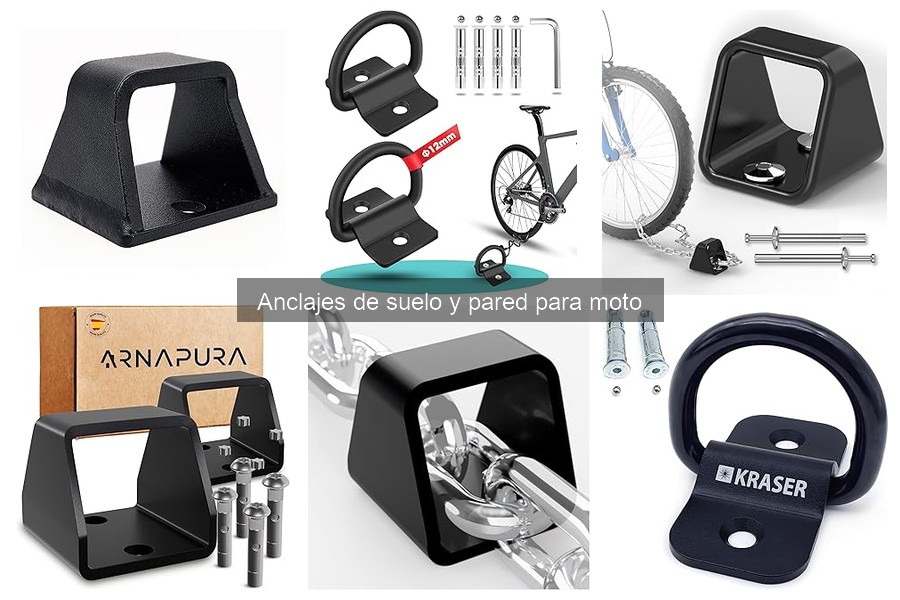 Tipos de anclajes para moto: características esenciales