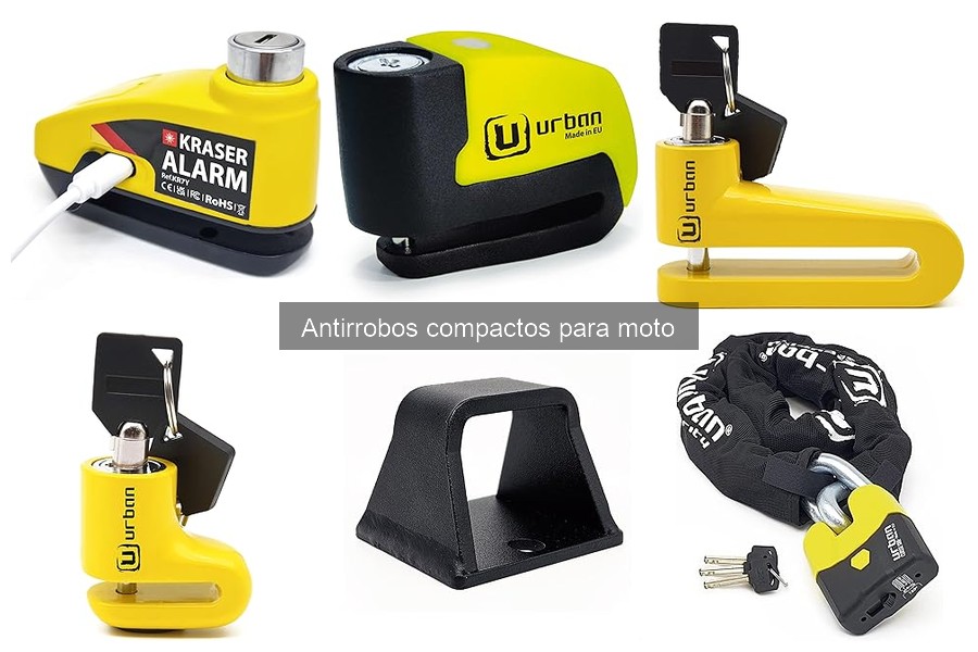 Tipos de antirrobos compactos para moto: ventajas y desventajas