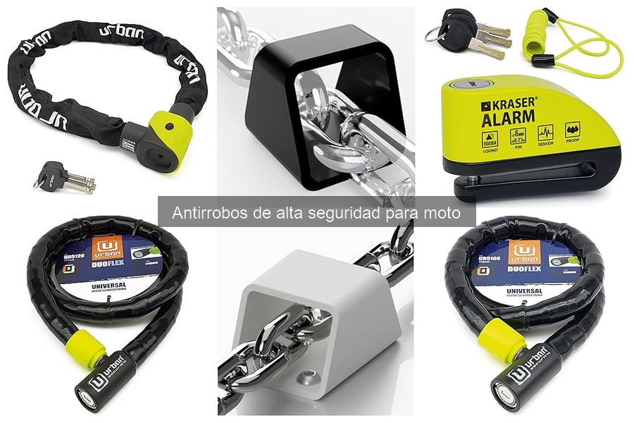 ** Tipos de antirrobos de alta seguridad para moto: ¡Descubre el mejor!