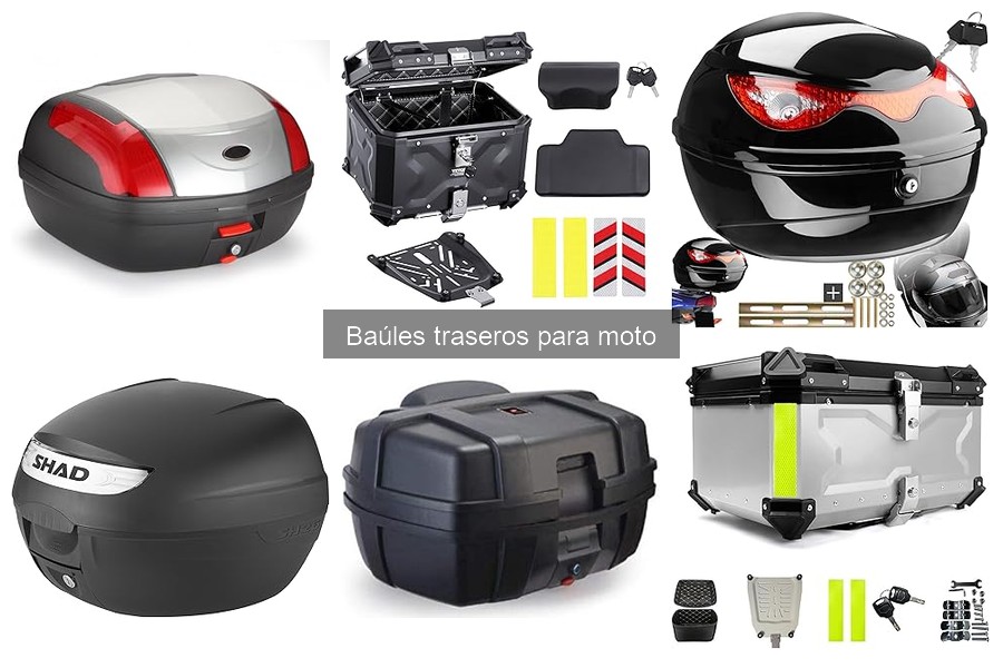 Tipos de baúles traseros para moto: guía completa