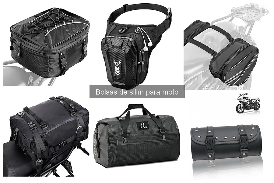 Tipos de bolsas de sillín para moto: guía completa