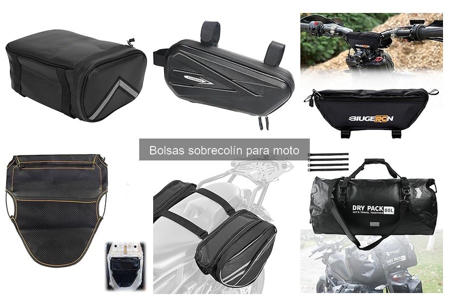 Tipos de bolsas sobrecolín para moto: características y usos