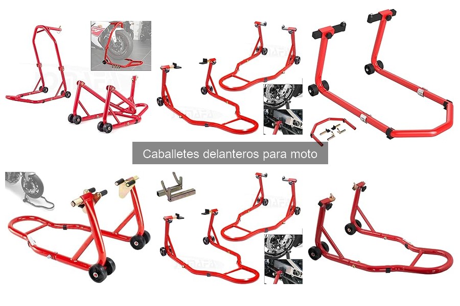 Tipos de caballetes delanteros para moto: guía completa