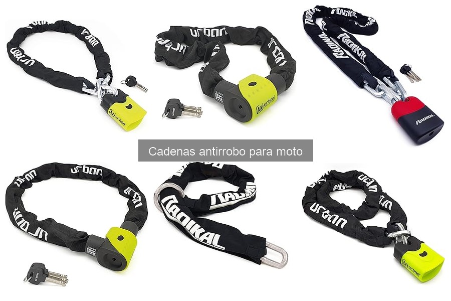 Tipos de cadenas antirrobo para moto: Guía completa