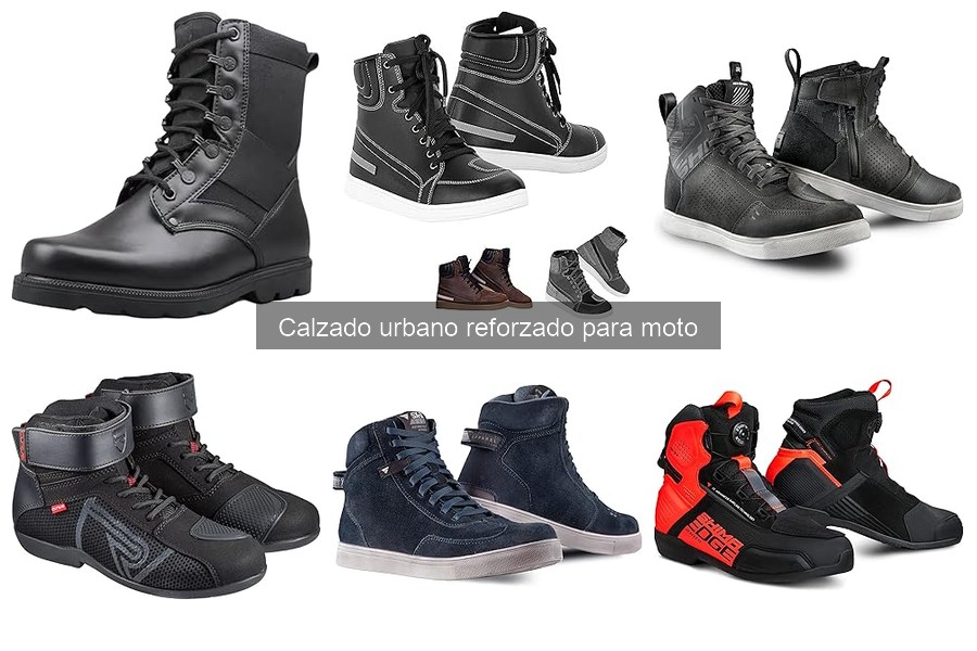 Tipos de calzado urbano reforzado para moto: Guía completa