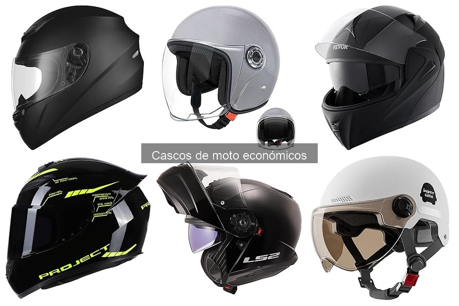 Tipos de cascos de moto económicos: opciones y características