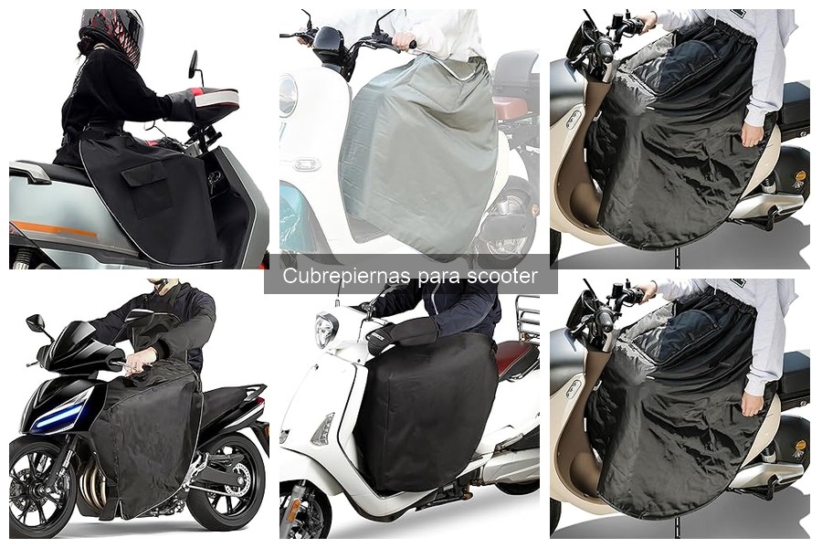 Tipos de cubrepiernas para scooter: Guía completa