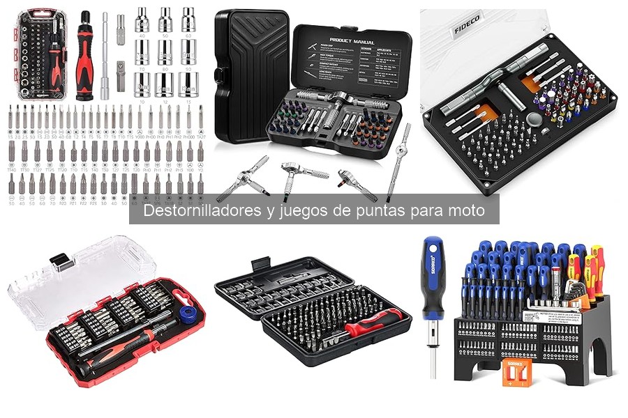 Tipos de destornilladores para el mantenimiento de tu moto