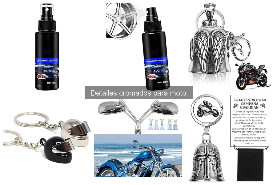 Tipos de detalles cromados para moto: descubre las opciones