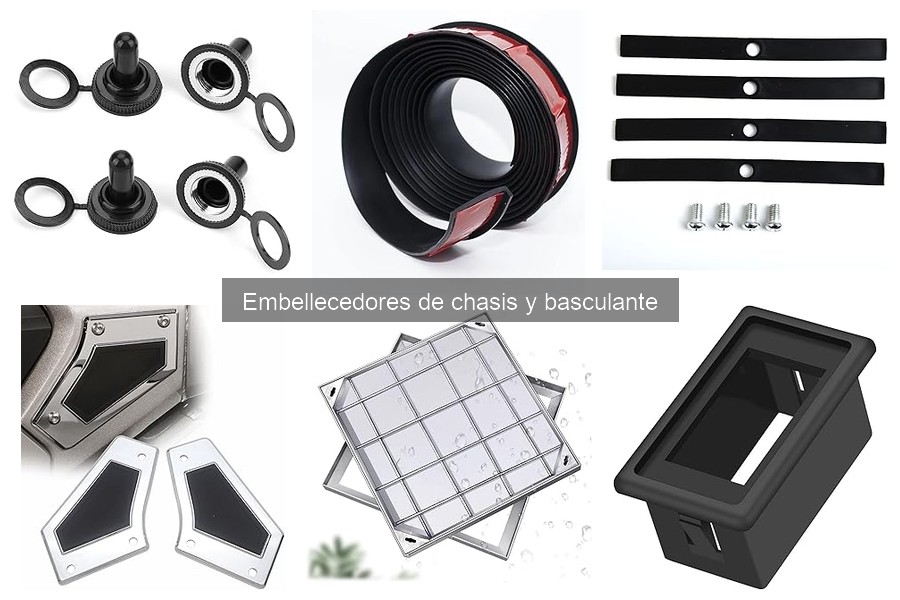Tipos de embellecedores de chasis y basculante para motos
