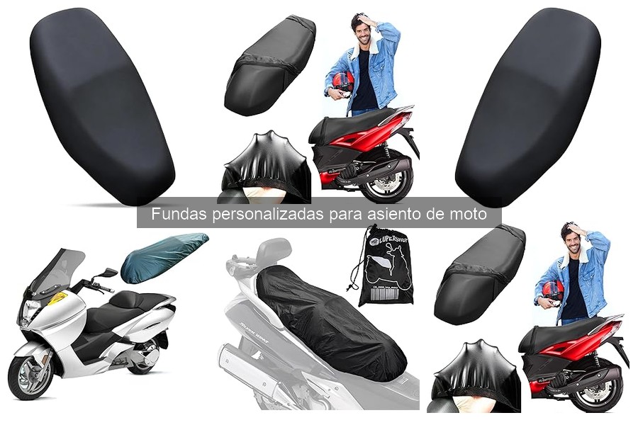 Tipos de fundas personalizadas para asiento de moto