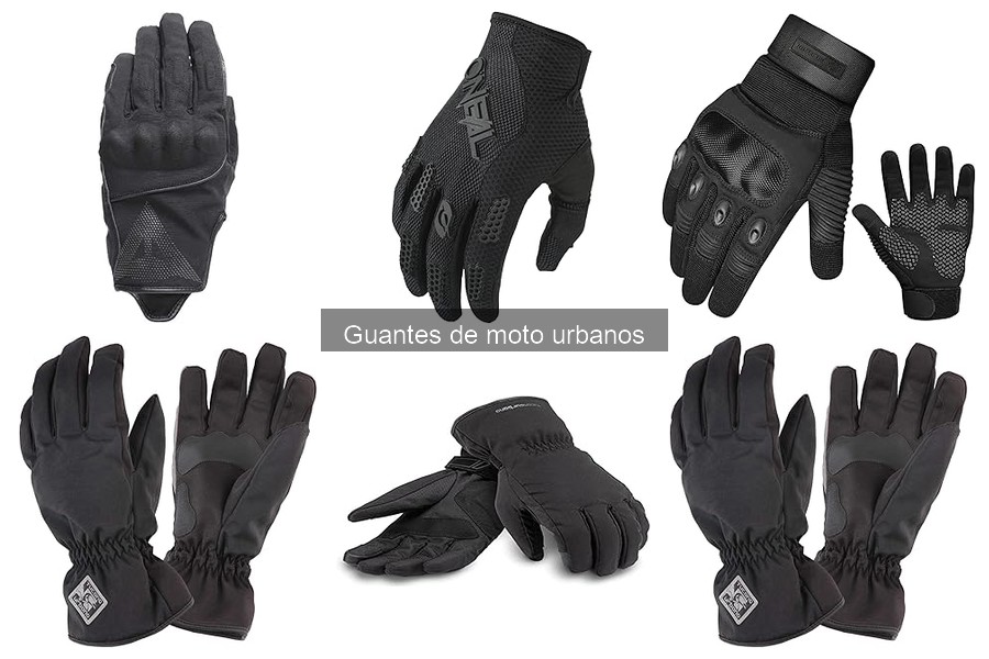 Tipos de guantes de moto urbanos: opciones y características