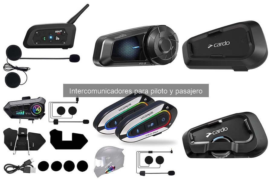 Tipos de intercomunicadores para moto: Bluetooth y más