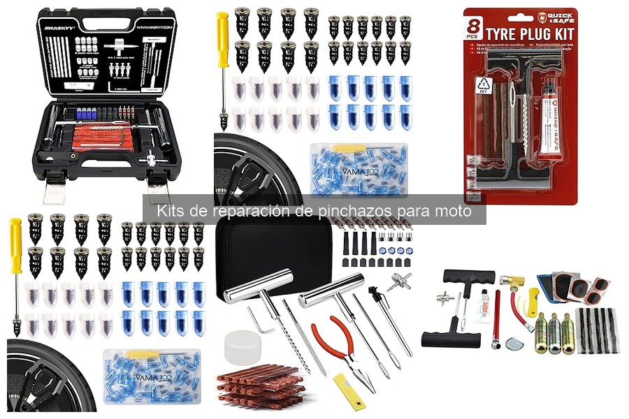 Tipos de Kits de Reparación de Pinchazos para Moto
