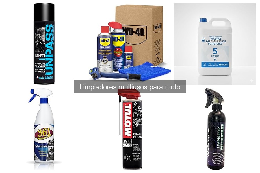 Tipos de Limpiadores Multiusos para Moto: Guía Completa