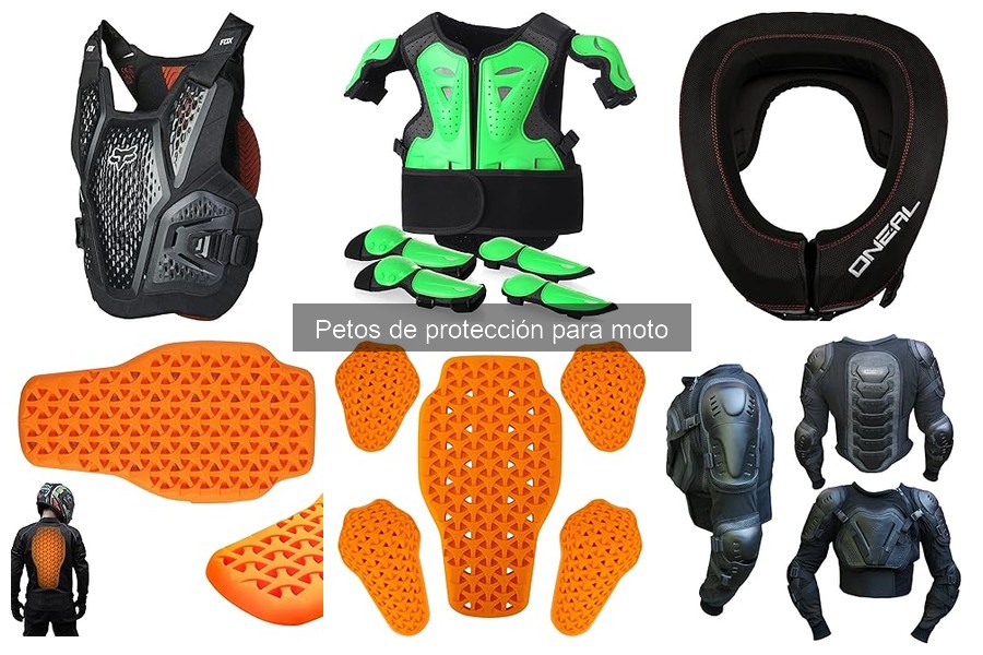 Tipos de petos de protección para moto: guía completa