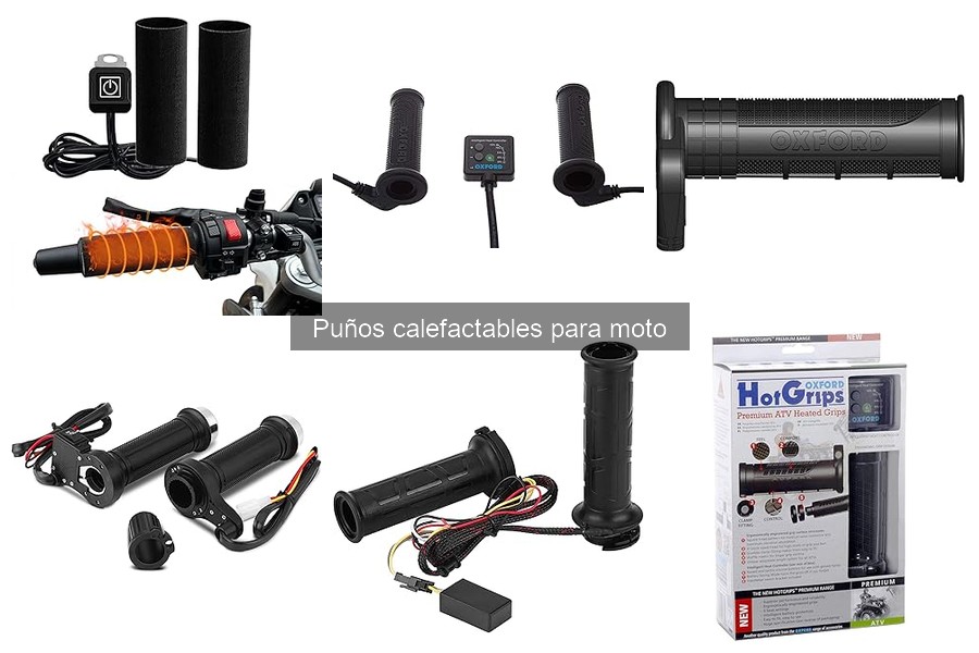 Tipos de puños calefactables para moto y sus características