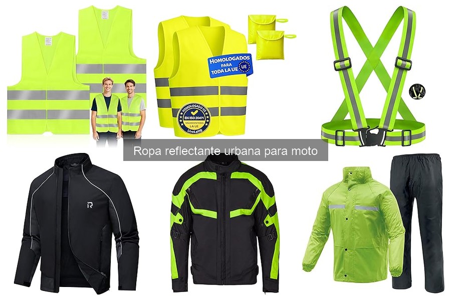 Tipos de ropa reflectante para moto y sus usos