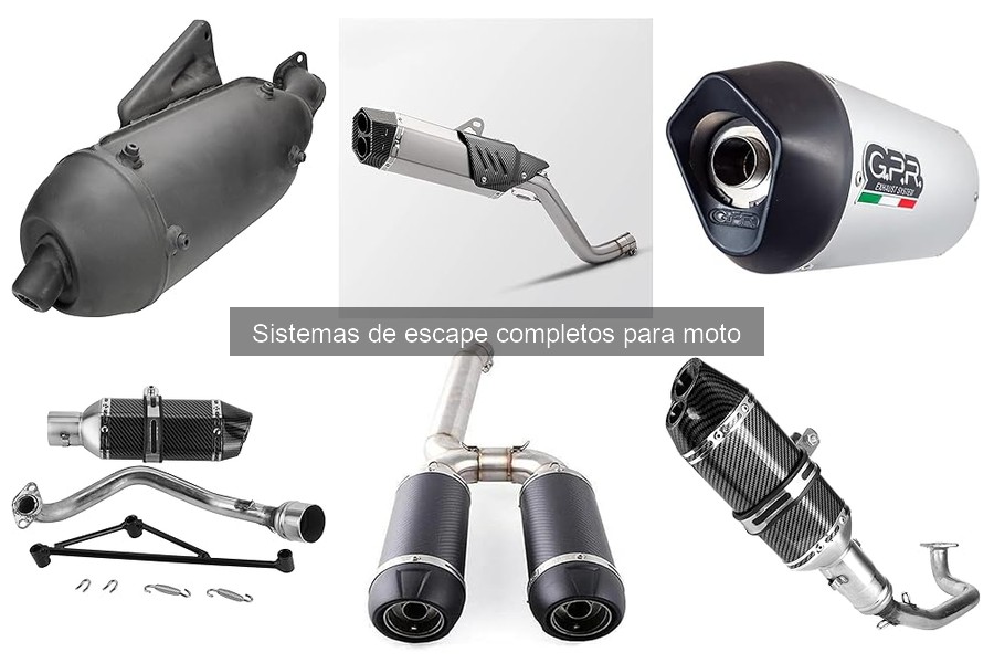 Tipos de sistemas de escape completos para motos: guía 2023