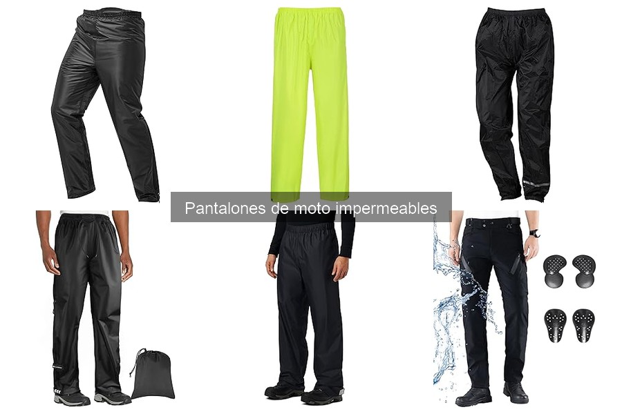 Todo sobre pantalones de moto impermeables