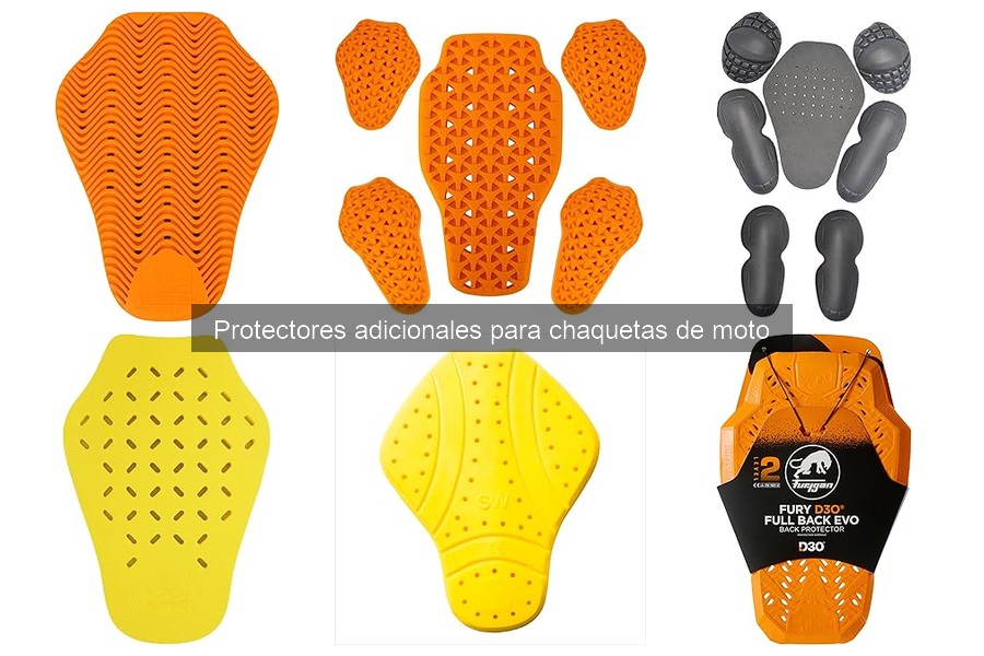 Todo sobre protectores adicionales para chaquetas de moto