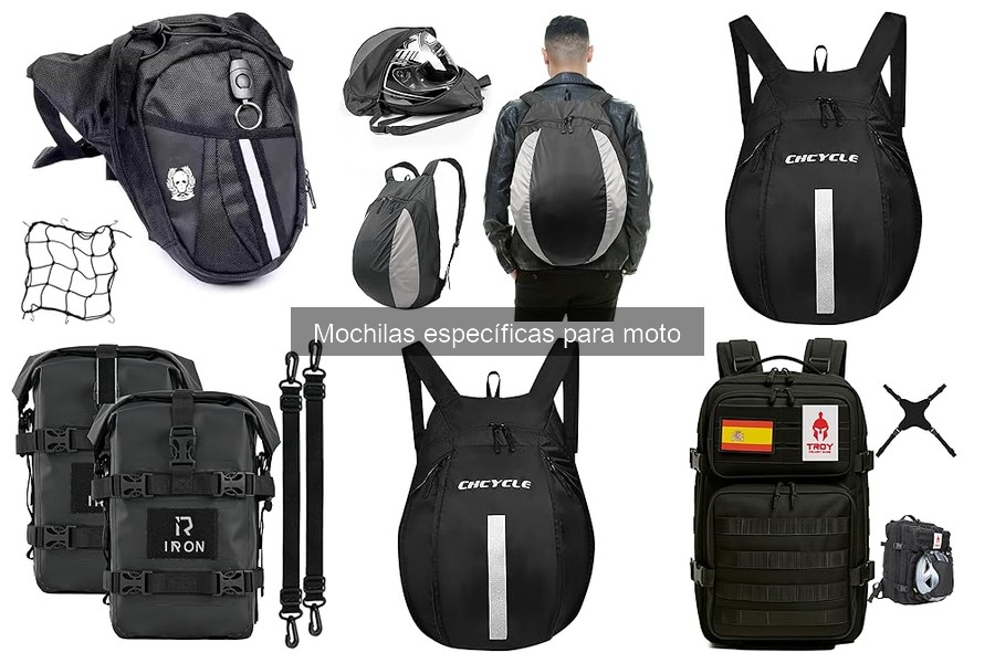 Uso adecuado de mochilas para moto: consejos prácticos