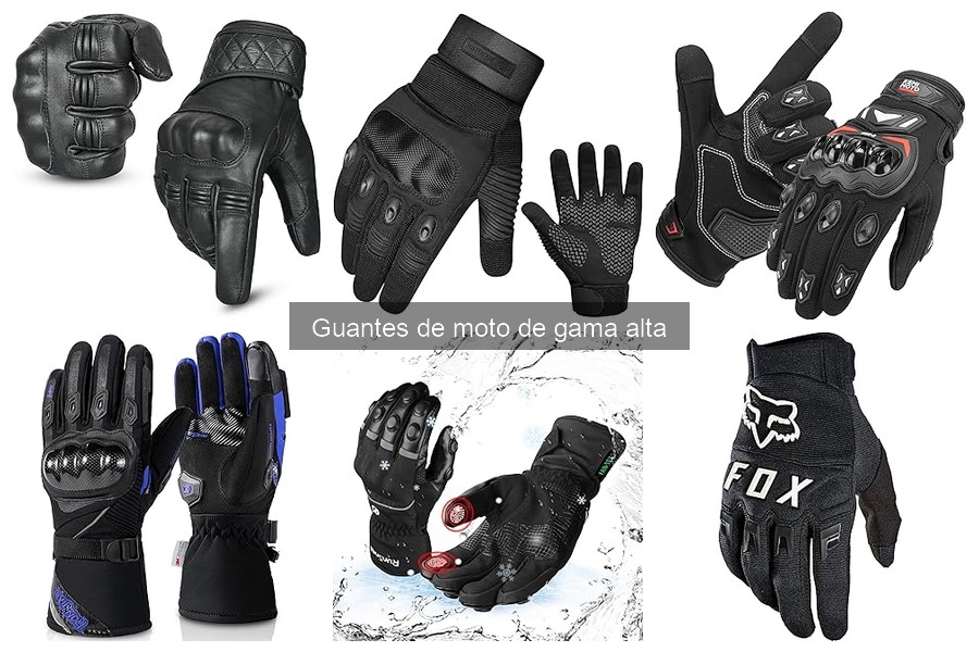 ¿Valen la pena los guantes de moto de gama alta?