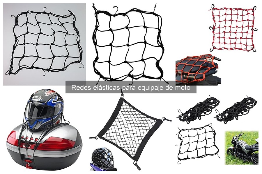 Ventajas de usar redes elásticas para equipaje de moto